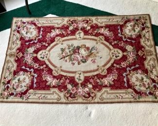 Needlepoint rug