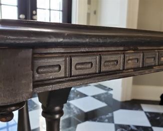 Side table - 30" high x 66" wide x 20" deep