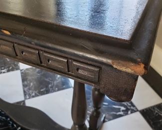 Side table - 30" high x 66" wide x 20" deep