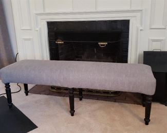 Upholstered bench - 20" tall x 58" wide x 17" deep