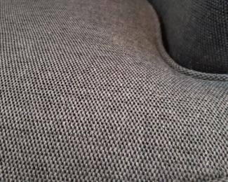 Blue tufted back chairs - 33" high x 31" wide x 34" deep