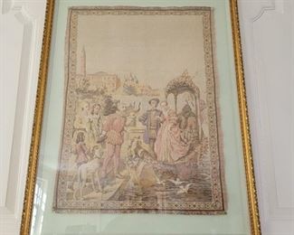 framed tapestry - 27" x 35"