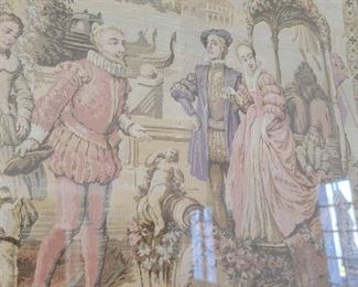 framed tapestry - 27" x 35"