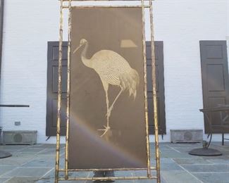 Crane bamboo screen - 70" x 34"