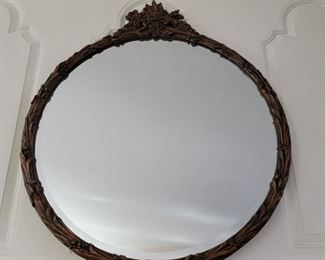 30" diameter with 7" detail at top