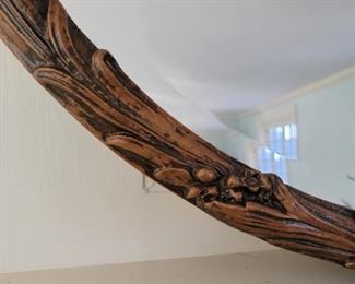 30" diameter with 7" detail at top