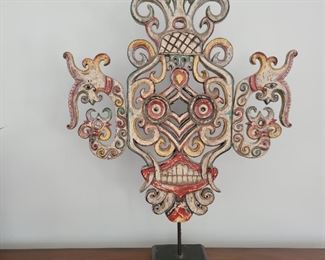 Mounted wood carving - 39" tall x 30" wide