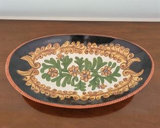 Ceramic Platter - 17" x 10"