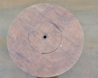 Glass dome with wooden base - 11" tall