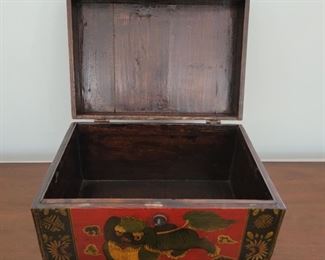 Asian inspired box - 12" high x 18" wide x 13" deep