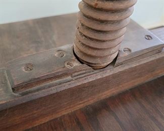 book press - 30" high x 15" square