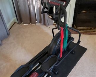 Elliptical machine - 64" tall - 69" long. Sole E55.