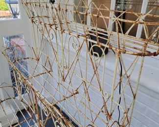 three tier metal plant shelves - 48" tall x 44" wide x 27" deep