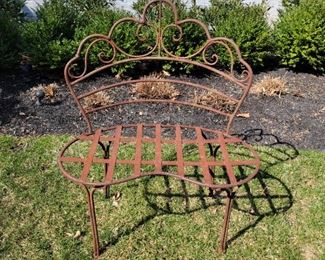 Garden bench - 41" high x 33"wide x 20" deep