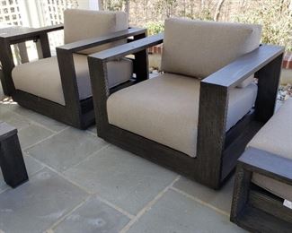 chairs...4 available - 26" high x 38" wide x 33" deep