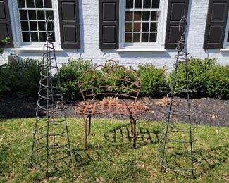 Topiary frames - 2 available - 58" high