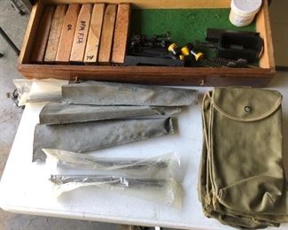 M1 GARAND RODS AND PLASTIC POUCHS