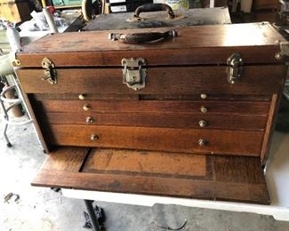 H.GERSUNER & SONS MACHINIST BOX. VERY OLD