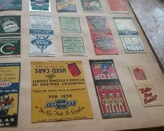 1930'S MATCH BOOK COVER COLLECTION