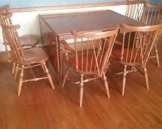 Ethan Allen table and 6 chairs