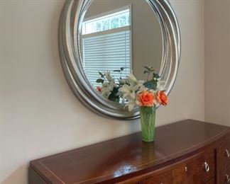 REDUCED! $225.00 NOW, WAS $300.00...................Very Large Mirror 43" diameter (C175)