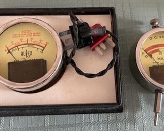 CLEARANCE ! $6.00 NOW, WAS $30.00..........................Vintage Aurex & Maico Pocket Voltmeters (C104)