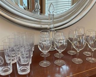 HALF OFF! $8.00 NOW, WAS $16.00....................18 Pieces Glassware (C077)F