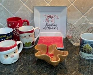 CLEARANCE ! $2.00 NOW, WAS $8.00..................Christmas Mugs and more (C034)