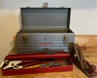 $25.00....................Crafstman Tool Box and some tools (C022)
