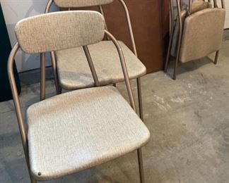 $45.00..................Vintage Card Table and 4 Funky Chairs (C)