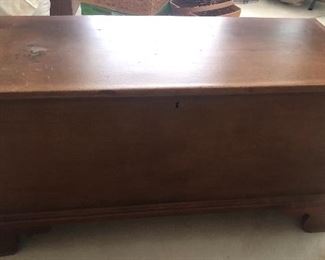 Early Walnut Blanket Chest