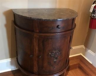 Marble top commode, one of 2