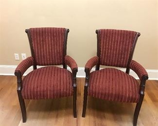 Pair arm chairs