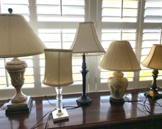 Variety of Lamps