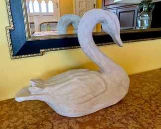 Paper Mache Swan $25