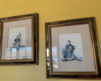 Pair of Asian Prints $75