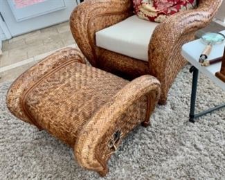This Chair  is Fine but the Ottoman needs Help  $100