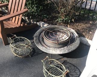 Items Located On The Back Driveway / Patio