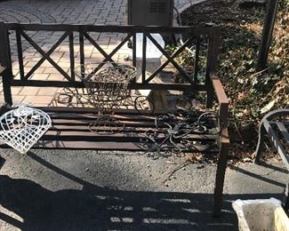 Items Located On The Back Driveway / Patio