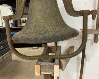 Antique Cast Iron Bell Display