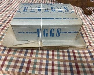 Antique Egg Cartons
