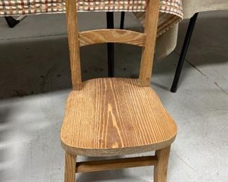 Wood Childs chair