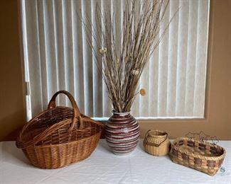 Basket and Vase