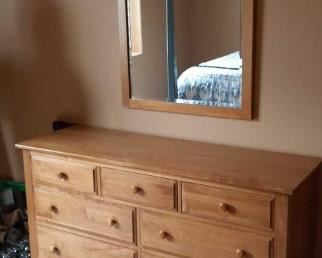 Dresser and Mirror