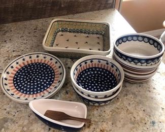 Polish pottery