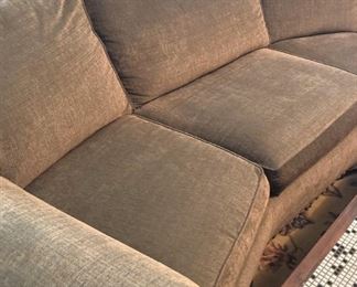 Curved back sofa