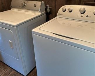 Whirlpool washer and Maytag dryer