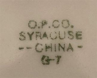 Syracuse china
