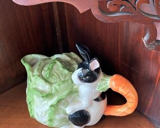 Precious bunny pitcher