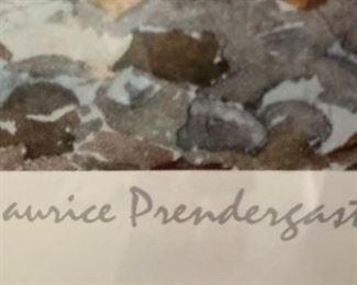 Artist  Maurice Prendergast (October 10, 1858 – February 1, 1924) was an American Post-Impressionist artist who worked in oil, watercolor, and monotype.